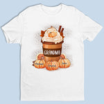 Custom Name Pumpkin Spice Coffee Gifts for Grandma - Personalized Apparel
