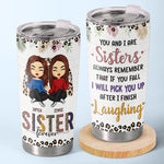 Custom Name Sister Gifts for Women - Personalized Tumbler