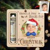 Custom Photo A Few Bucks For Lovely Christmas - Family Personalized Custom Ornament, Money Holder - Wood Custom Shaped - Christmas Gift For Baby Kids, Family Members
