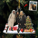 Custom Photo Christmas Gifts for Friends - Personalized Ornament