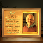 Custom Photo Memorial Dad Gifts - Personalized Frame Light Box