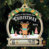 Santa's Cutest Helper - Family Personalized Custom Ornament, Money Holder - Acrylic Custom Shaped - Christmas Gift For Family Members