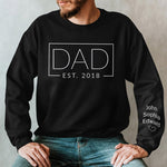 Custom Name Dad Family Gifts - Personalized Sweater