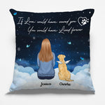 Custom Name Pet Memorial Gifts for Dog Lovers - Personalized Pillow