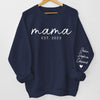 Wife Mom Boss - Family Personalized Custom Unisex Sweatshirt With Design On Sleeve - Birthday Gift For Mom, Grandma