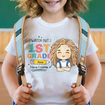 Custom Character Watch Out 1st Grade Back to School Gifts - Personalized Apparel