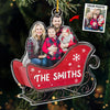 Custom Photo These Are My Favorite People - Family Personalized Custom Ornament - Acrylic Custom Shaped - Christmas Gift For Family Members