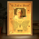 Custom Photo Memorial Gifts for Mom - Personalized Frame Light Box