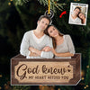 Couple Custom Photo The True Spirit Of Christmas - Couple Personalized Custom Ornament - Acrylic Custom Shaped - Christmas Gift For Husband Wife, Anniversary