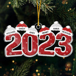 Custom Name Christmas Family Keepsake - Personalized Ornament