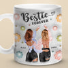 Besties Forever - Bestie Personalized Custom 3D Inflated Effect Printed Mug - Gift For Best Friends, BFF, Sisters