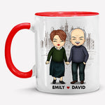 Custom Couple Annoying Each Other Anniversary Gifts - Personalized Accent Mugs