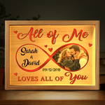 Custom Photo Romantic Couple Gifts - Personalized Frame Light Box