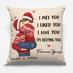 Custom Christmas Couple Gifts - Personalized Pillow