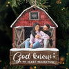 Couple Custom Photo Enjoy The Christmas Season Together - Couple Personalized Custom Ornament - Wood Custom Shaped - Christmas Gift For Husband Wife, Anniversary