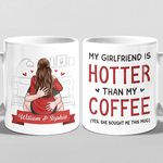 Custom Name Funny Girlfriend Couple Gifts - Personalized Mugs