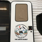 Custom Family Name Camping Gifts for Families - Personalized Decal
