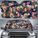 Custom Photo Tropical Collage Driver Gifts - Personalized Auto Sunshade