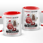 Custom Name Funny Husband Gifts - Personalized Accent Mugs