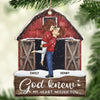 You're My End And My Beginning - Couple Personalized Custom Ornament - Wood Custom Shaped - Christmas Gift For Husband Wife, Anniversary