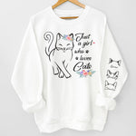 Custom Name Cat Lover Gifts - Personalized Sweater