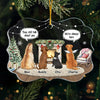 I'll Always Be By Your Side - Memorial Personalized Custom Ornament - Acrylic Benelux Shaped - Christmas Gift, Sympathy Gift For Pet Owners, Pet Lovers