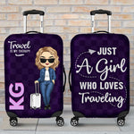 Travel Is My Therapy Gifts for Women - Luggage Cover