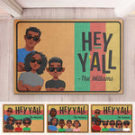 Custom Family Name Southern Welcome Decor - Personalized Doormat