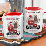 Custom Name Funny Husband Gifts - Personalized Accent Mugs