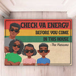 Custom Funny Family Energy Gifts - Personalized Doormat