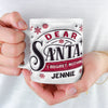 Dear Santa I Regret Nothing - Family Personalized Custom 3D Inflated Effect Printed Mug - Christmas Gift For Family Members