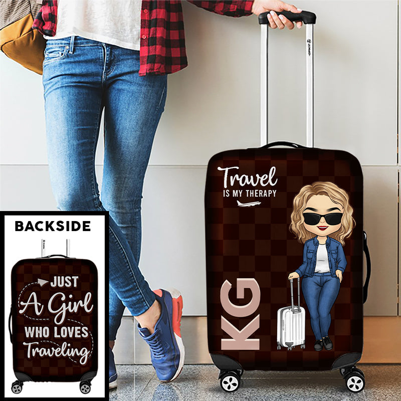 If Not Now Then When - Travel Personalized Custom Luggage Cover - Gift For Travel Lovers