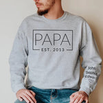 Custom Name Dad Family Gifts - Personalized Sweater