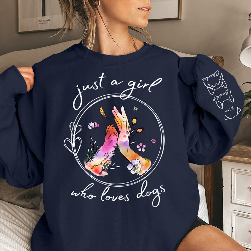 Custom Name Dog Lover Gifts for Women - Personalized Sweater