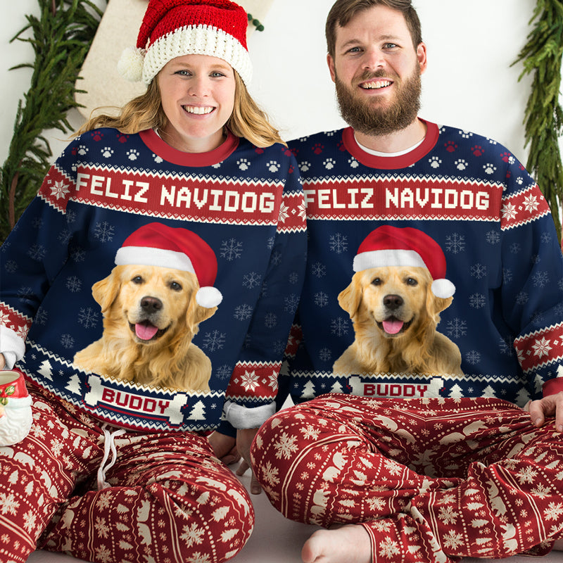 Custom Name Christmas Gifts for Dog Lovers - Personalized Sweatshirt