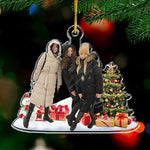 Custom Photo Christmas Gifts for Friends - Personalized Ornament