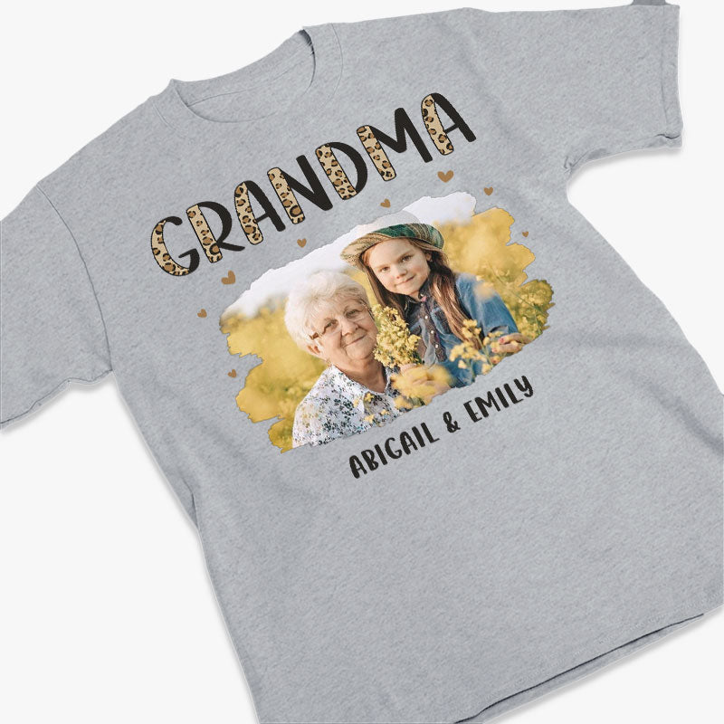 Custom Photo Grandma Gifts for Grandmothers - Personalized Apparel