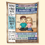 Custom Name Romantic Couple Gifts - Personalized Blanket