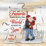 Custom Name Romantic Christmas Gifts for Couples - Personalized Shaped Acrylic Plaque