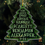 Custom Name Family Christmas Gifts - Personalized Ornament