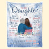 My Baby Girl - Family Personalized Custom Blanket - Birthday Gift From Mom