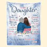 Custom Name Daughter Keepsake Gifts - Personalized Blanket