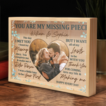 Custom Photo Missing Piece Couple Gifts - Personalized Frame Light Box