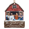 Siblings Custom Photo Enjoy The Christmas Season Together - Family Personalized Custom Ornament - Wood Custom Shaped - Christmas Gift For Siblings, Brothers, Sisters, Cousins, Friends
