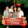 Family Custom Photo The Christmas Spirit Lives Here - Family Personalized Custom Ornament - Acrylic Custom Shaped - Christmas Gift For Family Members