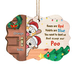 Custom Name Funny Christmas Dog Gifts - Personalized Ornament