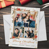 Custom Photo Merry Christmas With Love - Family Personalized Custom Holiday Postcards, Greeting Cards - Christmas Gift For Family Members