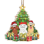 Custom Name Christmas Pet Gifts for Dog and Cat Lovers - Personalized Ornament