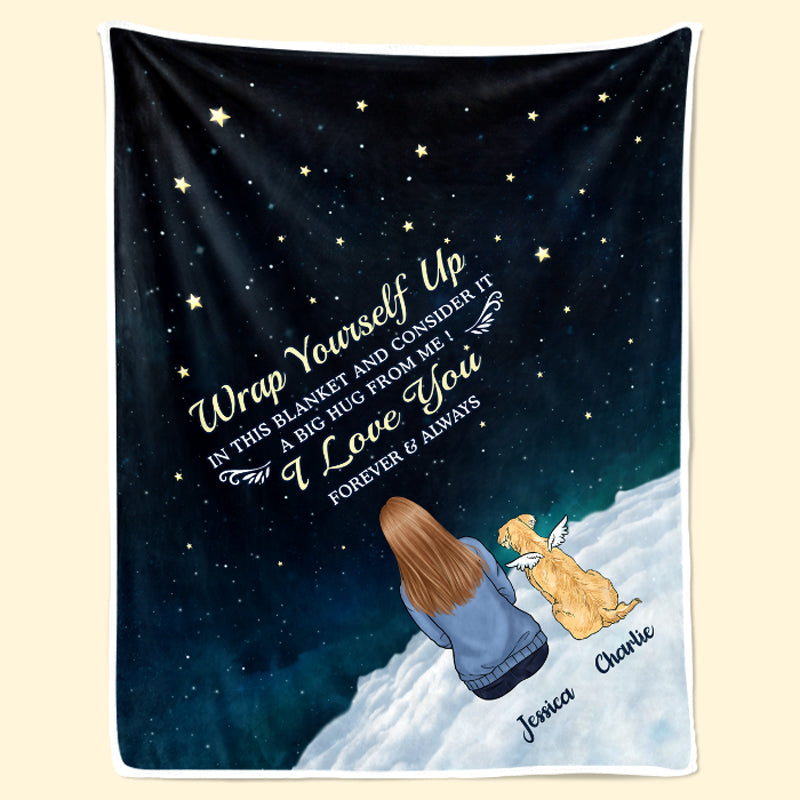 I Miss You More Each Day - Memorial Personalized Custom Blanket - Christmas Gift, Sympathy Gift For Pet Owners, Pet Lovers
