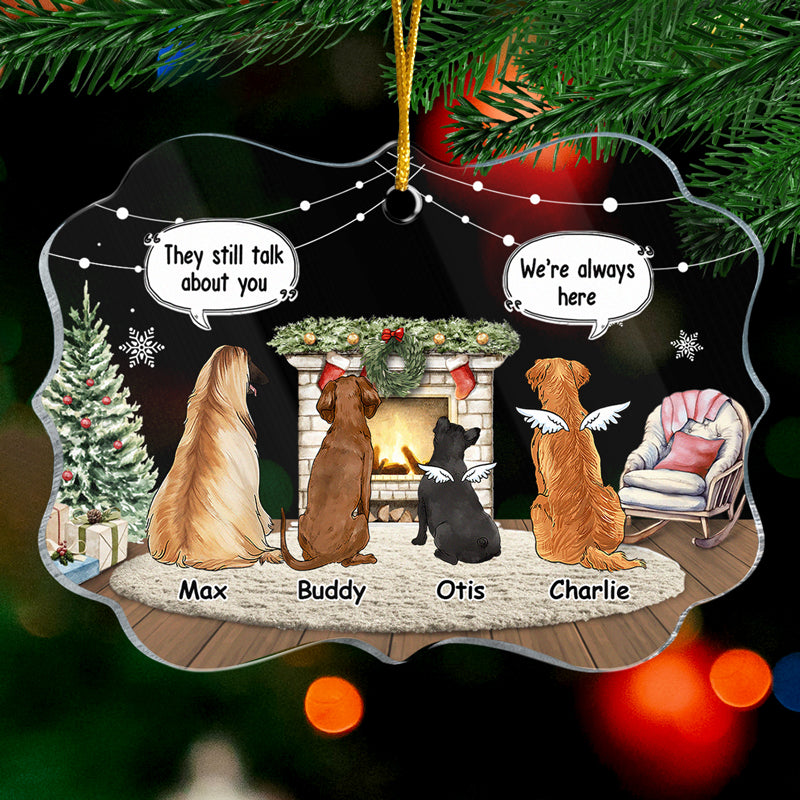 I'll Always Be By Your Side - Memorial Personalized Custom Ornament - Acrylic Benelux Shaped - Christmas Gift, Sympathy Gift For Pet Owners, Pet Lovers
